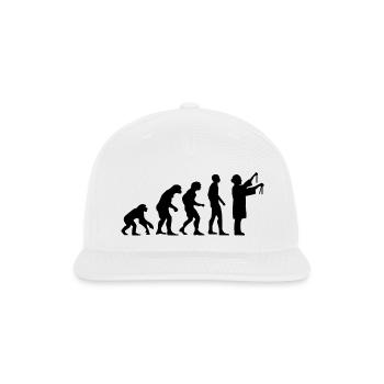 Evolution of Science - Snapback Baseball Cap - white - Front