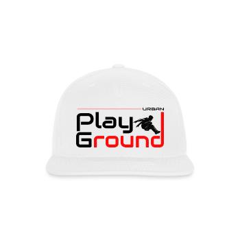 Urban Playground - Parkour & Freerunning - Snapback Baseball Cap - white - Front