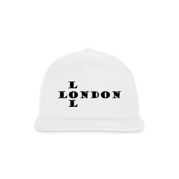 London - Snapback Baseball Cap - white - Front