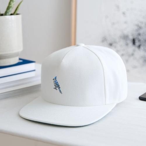 Silver Blue Jay on Perch + Flight Stages 2-print - Snapback Baseball Cap