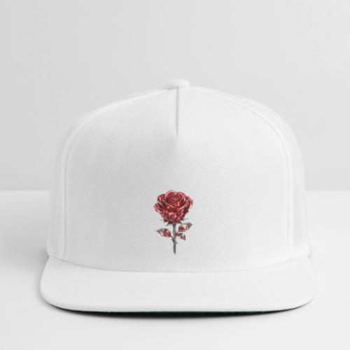 2 Set - Silver and Gold Roses - Snapback Baseball Cap