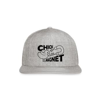 Heartbreaker Chick Magnet Casanova - Snapback Baseball Cap - heather gray - Front