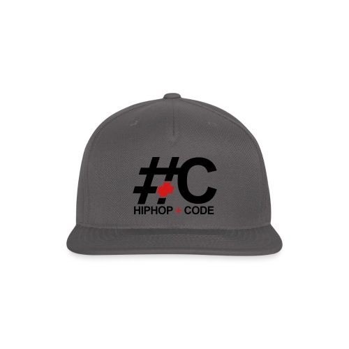 hiphopandcode-logo-2color - Snapback Baseball Cap