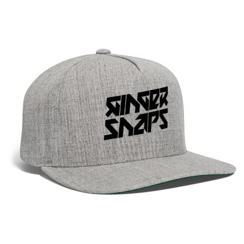 Ginger Snap5 logo (two lines black) - Snapback Baseball Cap
