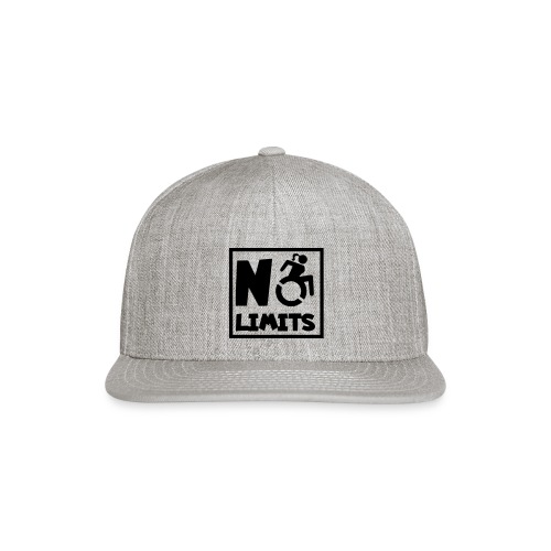 No limits for this female wheelchair user - Snapback Baseball Cap