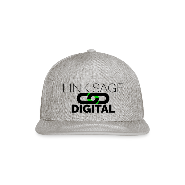 Link Sage Digital Logo with Text - Snap-back Baseball Cap