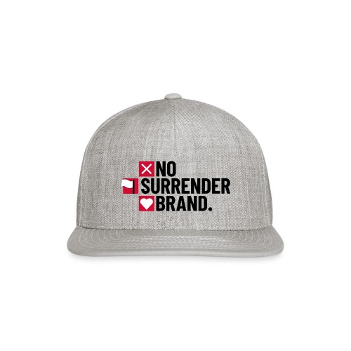 No Surrender Brand - Snapback Baseball Cap