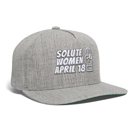 Solute Women April 18 - Snapback Baseball Cap