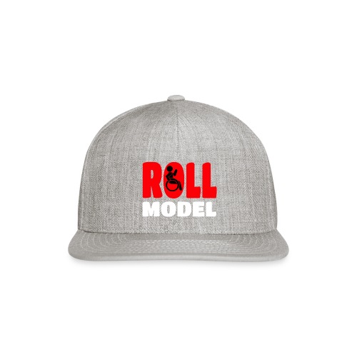 This wheelchair user is also a roll model - Snapback Baseball Cap