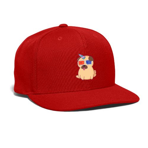Dog with 3D glasses doing Vision Therapy! - Snapback Baseball Cap