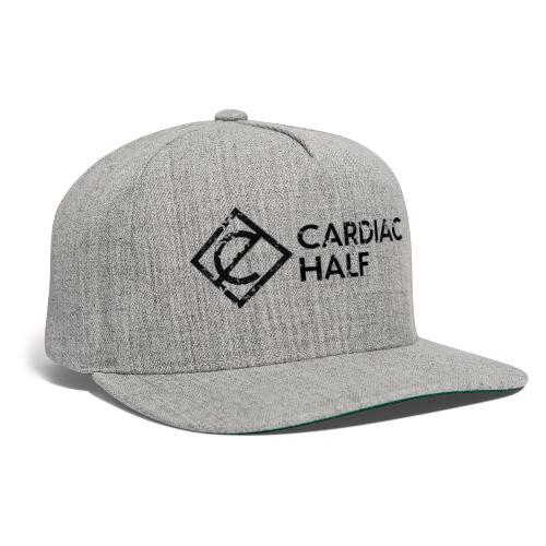 Cardiac Half Black Logo - Snapback Baseball Cap