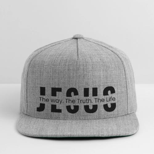 Jesus the Truth and the Life Bible Verse Merch - Snapback Baseball Cap