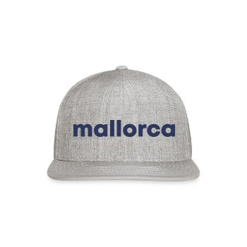 Mallorca, Spain - Snapback Baseball Cap - heather gray - Front