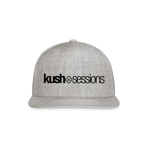 KushSessions (black logo) - Snapback Baseball Cap
