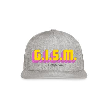 Japanese Hardcore - Snapback Baseball Cap - heather gray - Front