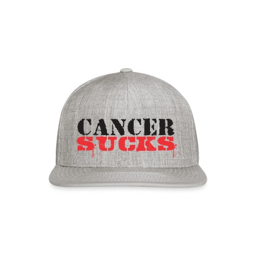 Cancer Sucks - Snapback Baseball Cap