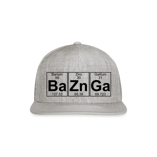 Ba-Zn-Ga (baznga) - Full - Snapback Baseball Cap