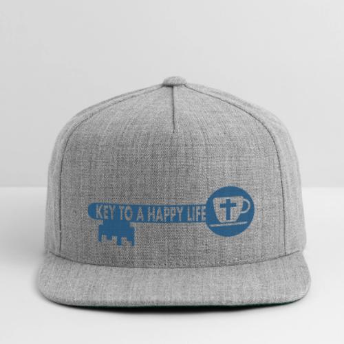 Jesus and Coffee the key to a happy life - Snapback Baseball Cap