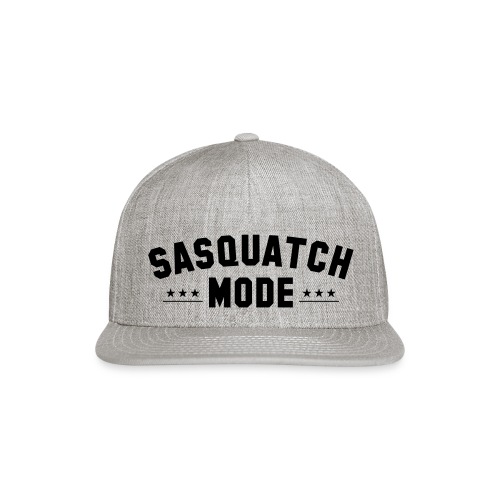 SASQUATCH MODE TEXT 001 - Snapback Baseball Cap