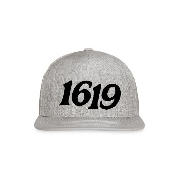 69 - Snapback Baseball Cap - heather gray - Front