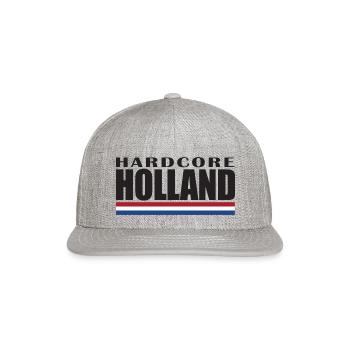 Hardcore Holland - Snapback Baseball Cap - heather gray - Front