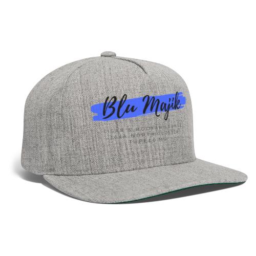BM Logo THE BOSS (Black/Blue) - Snapback Baseball Cap