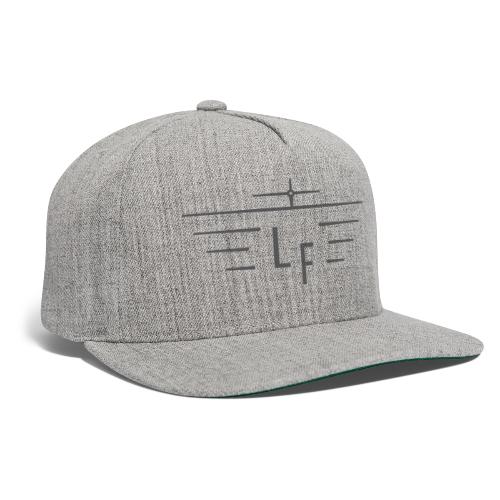 Ludicrous Feed Grey Initials - Snapback Baseball Cap