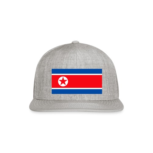 North Korea Flag - Snapback Baseball Cap