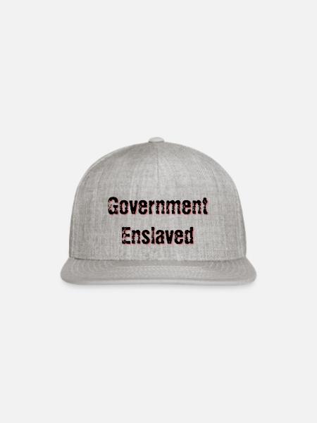 Government Enslaved - Snapback Baseball Cap - heather gray