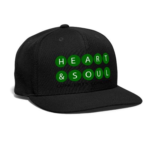 Heart & Soul Concerts green/ white bubble Horizon - Snapback Baseball Cap