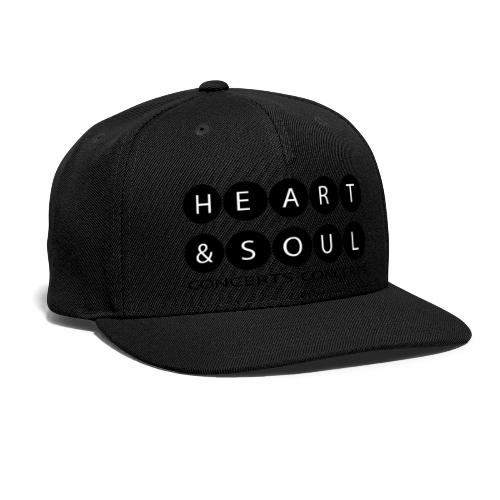 Heart & Soul Concerts Black Bubble Horizon - Snapback Baseball Cap