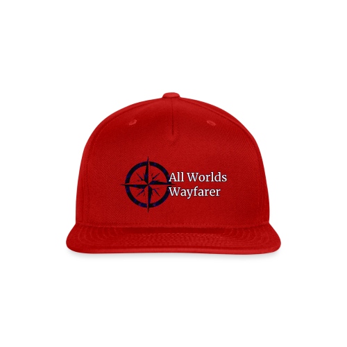 All Worlds Wayfarer: Logo - Snapback Baseball Cap