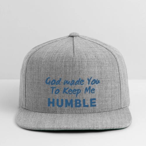 Christian Humility (blue) - Snapback Baseball Cap