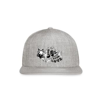 LOL - Snapback Baseball Cap - heather gray - Front