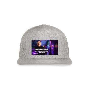 Master Podcast Thumbnail Logo Screen - Snapback Baseball Cap - heather gray - Front