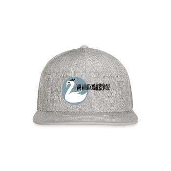 DUCKY DESIGN - Snapback Baseball Cap - heather gray - Front