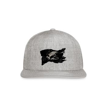 An Old Dragon Flag_It was brilliant in the past - Snapback Baseball Cap - heather gray - Front