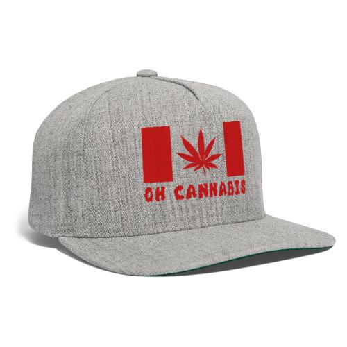 Oh Cannabis Canada Flag T-shirts - Snapback Baseball Cap