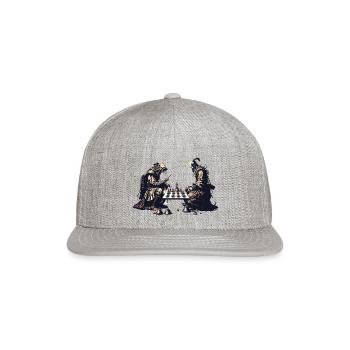 The Art Of War - Snapback Baseball Cap - heather gray - Front