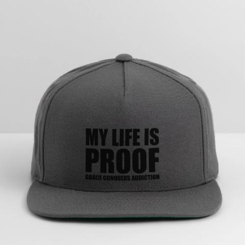 Proof: Grace Conquers Addiction - Snapback Baseball Cap
