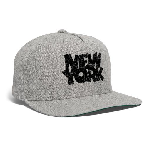 New York (Vintage Black) - Snapback Baseball Cap