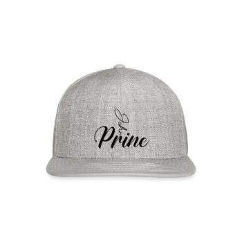 John Prine - Snapback Baseball Cap - heather gray - Front