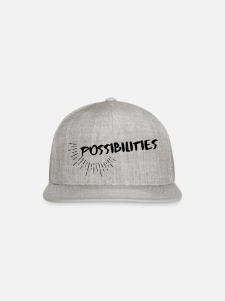 Possibilities - Snapback Baseball Cap - heather gray
