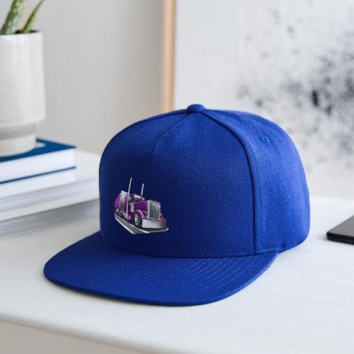 Tracktor Trailer Semi Truck Big Rig - Snapback Baseball Cap