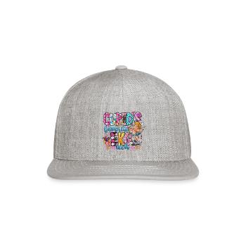Cupids Favorite EKG Tech - Snapback Baseball Cap - heather gray - Front