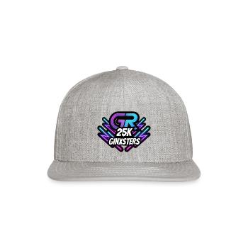 Neon GR 25K Ginxters - Snapback Baseball Cap - heather gray - Front