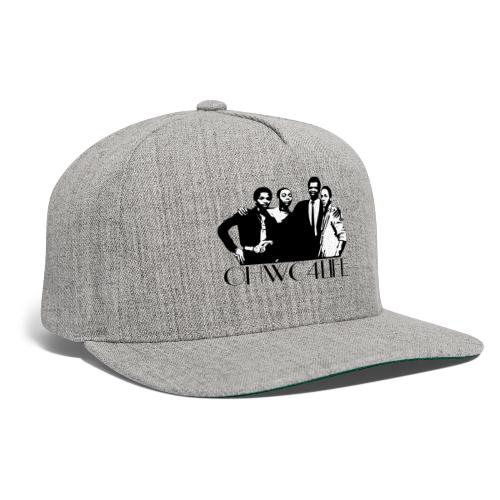 ohwc text blk & Wh Silhouette - Snapback Baseball Cap
