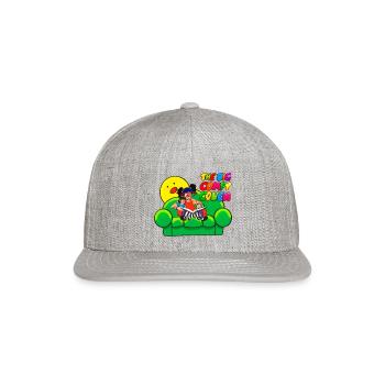 The Big Comfy Couch Molly 90s tv show vintage - Snapback Baseball Cap - heather gray - Front