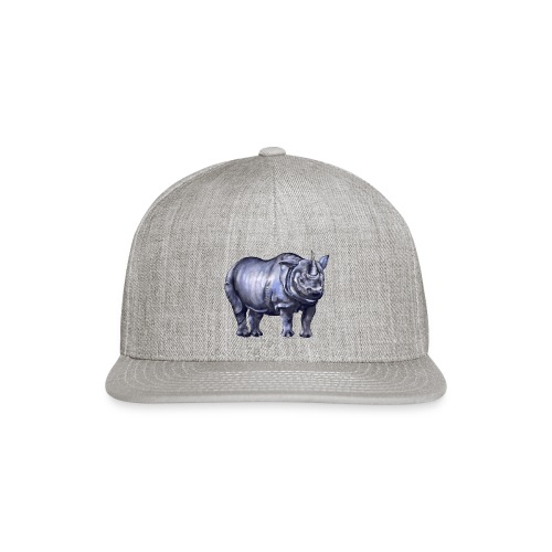 One horned rhino - Snapback Baseball Cap