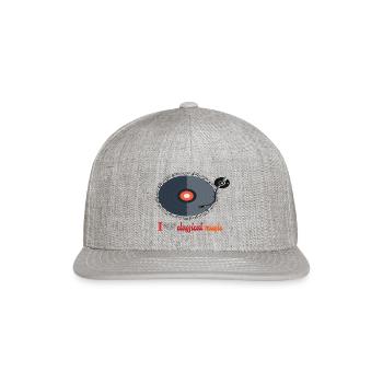 I LOVE CLASSICAL MUSIC - Snapback Baseball Cap - heather gray - Front